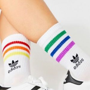 ISO Rainbow Adidas Socks